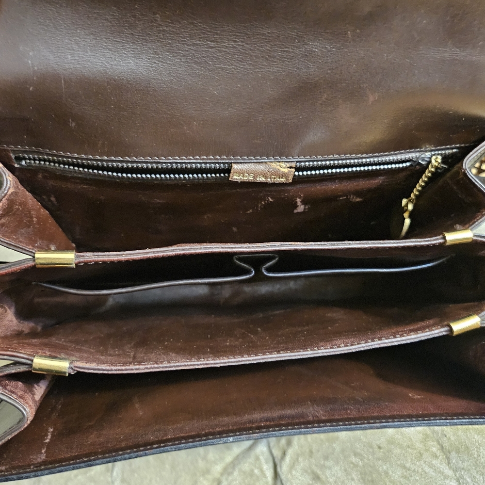 Authentic vintage Celine brown box  shoulder bag - Picture 11 of 16